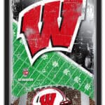 University of Wisconsin 15x26 Football Wall Mirror