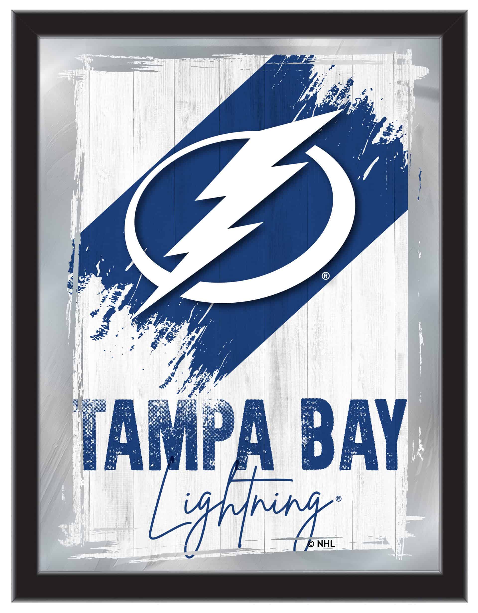 Tampa Bay Lightning 17x22 Logo Wall Mirror (Alternate)
