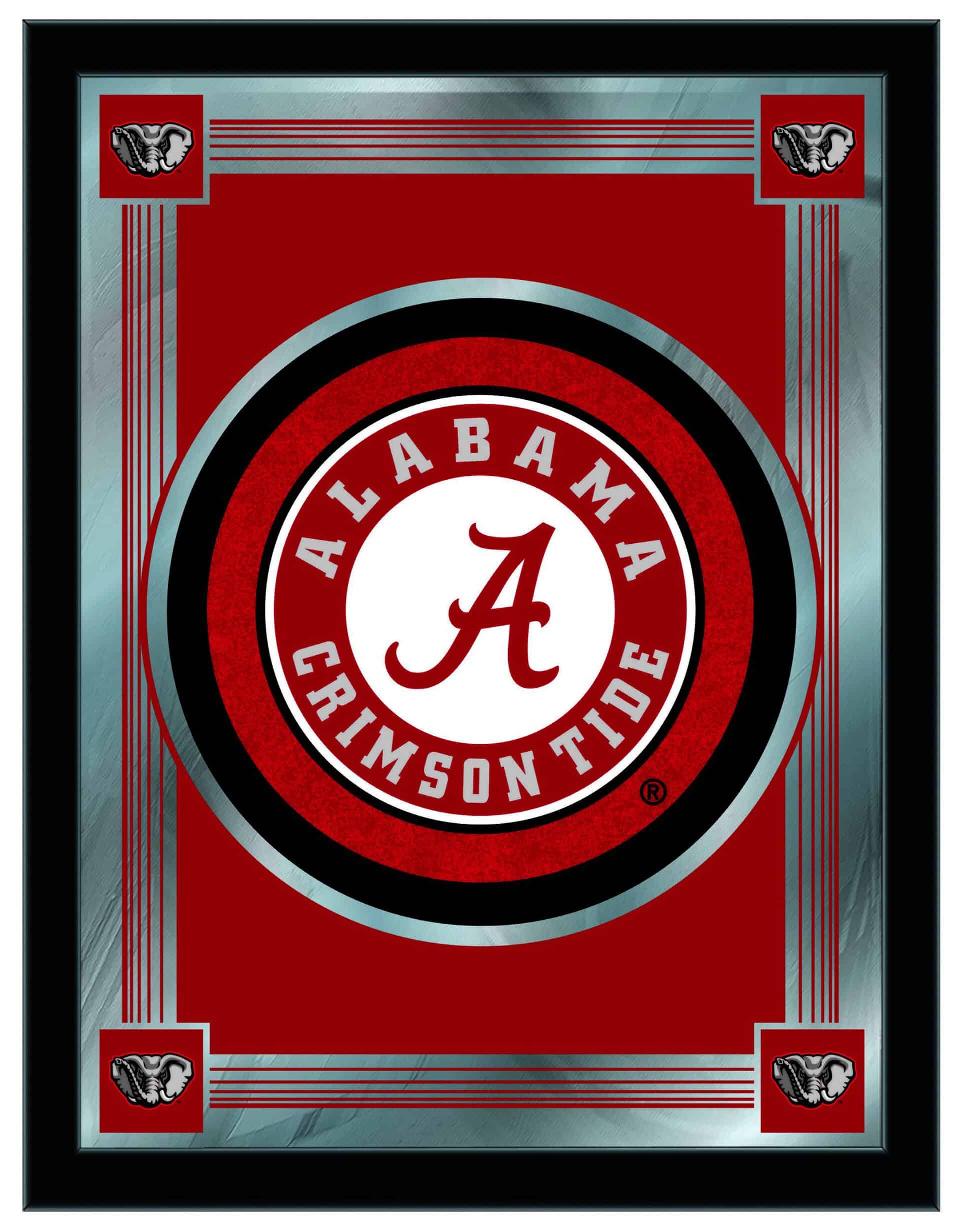 University of Alabama (Script A) 17x22 Logo Wall Mirror