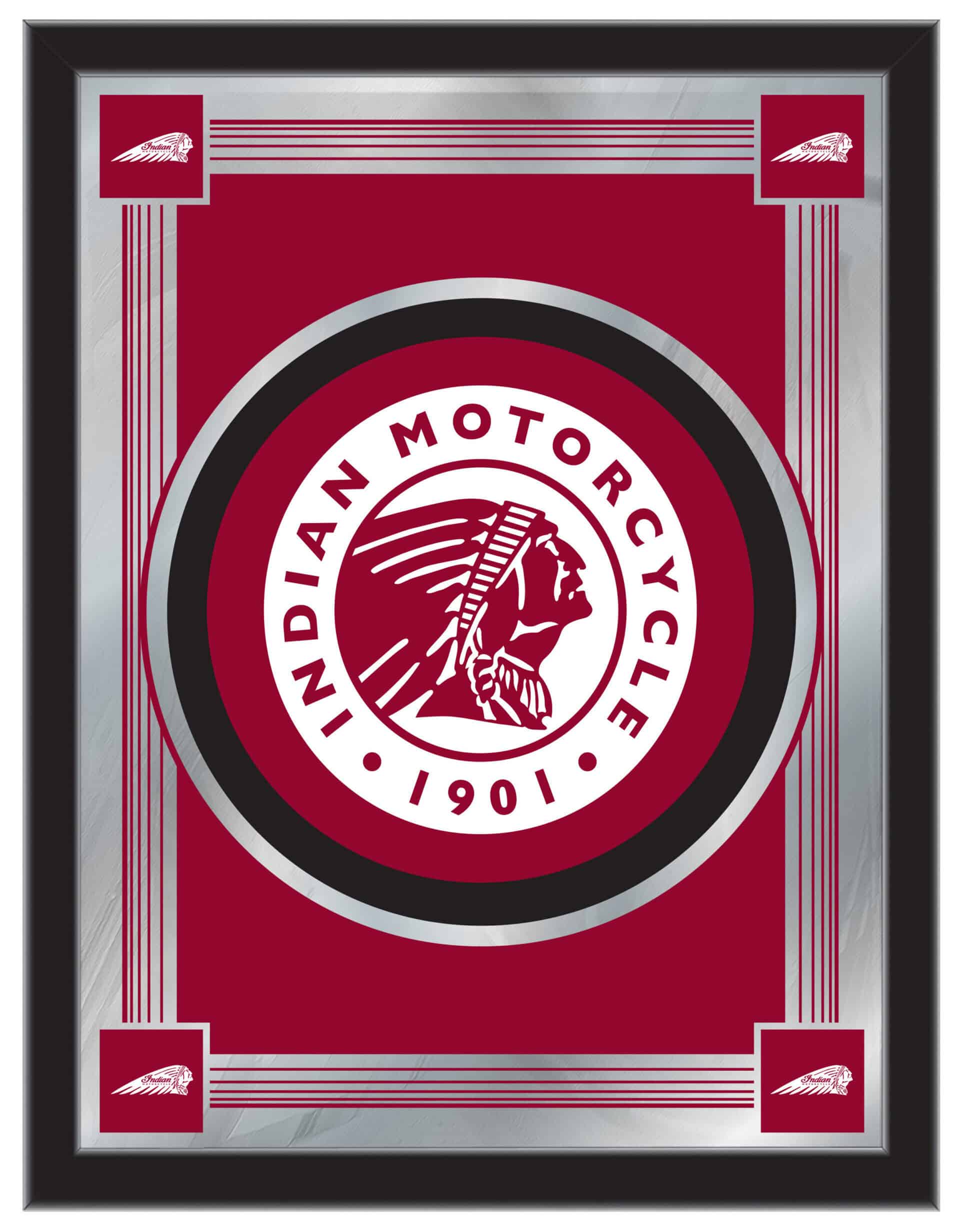 Indian Motorcycle 17x22 Logo Wall Mirror