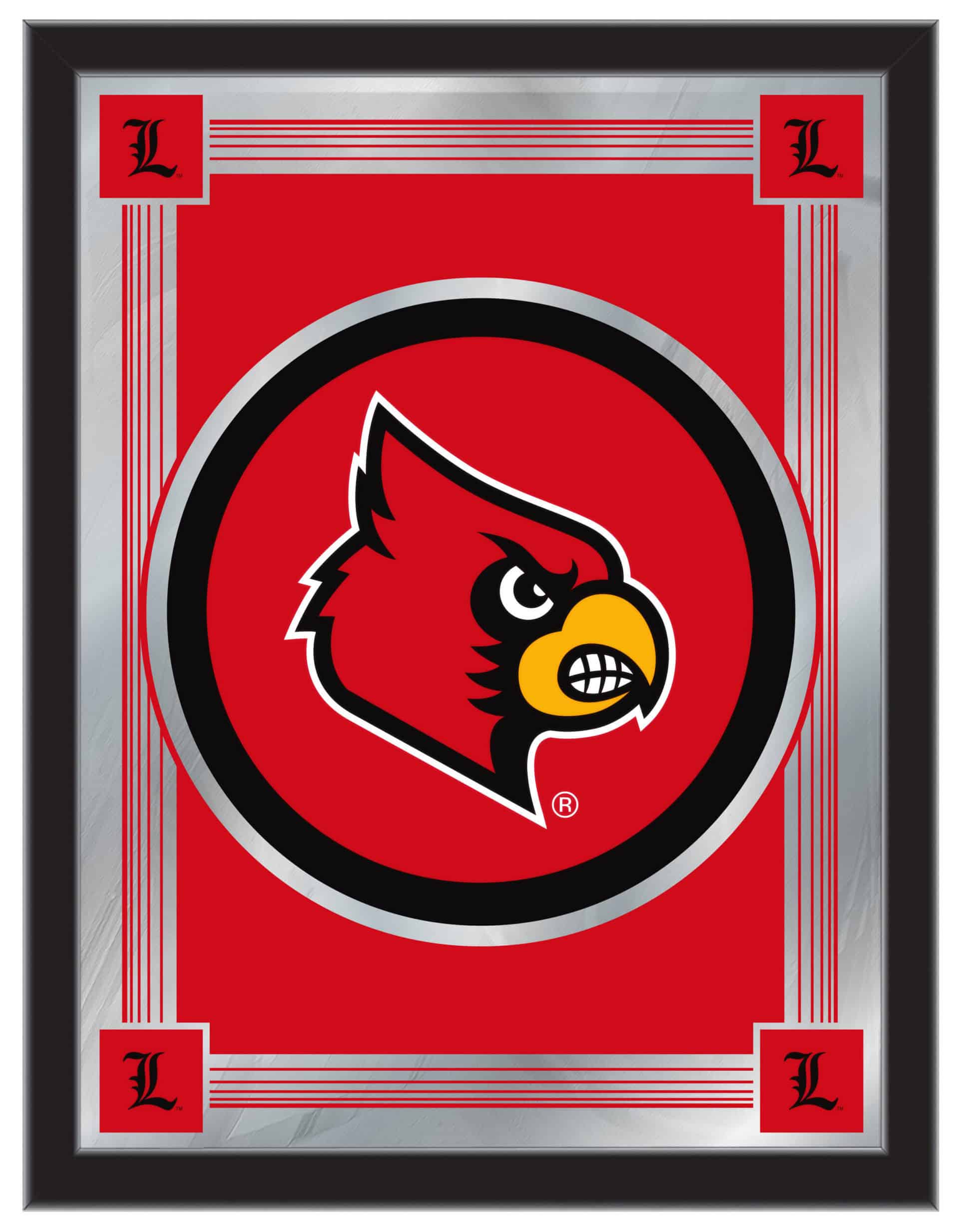 University of Louisville 17x22 Logo Wall Mirror