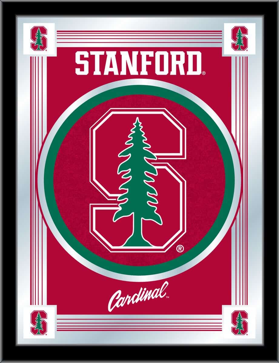 Stanford University 17x22 Logo Wall Mirror