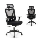 Ergonomic Mesh Office Chair with Adjustable Swivel and Rocking Backrest