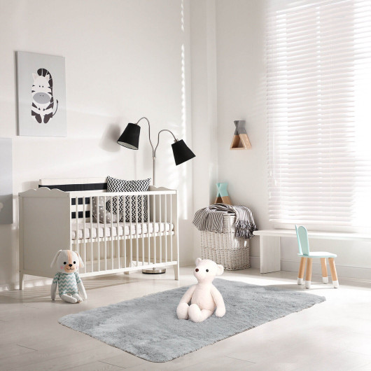 Modern Soft 4x6 Shag Rug with Anti-Slip Bottom - Image 12