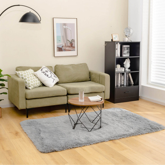 Modern Soft 4x6 Shag Rug with Anti-Slip Bottom - Image 8
