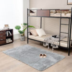 Modern Soft 4x6 Shag Rug with Anti-Slip Bottom