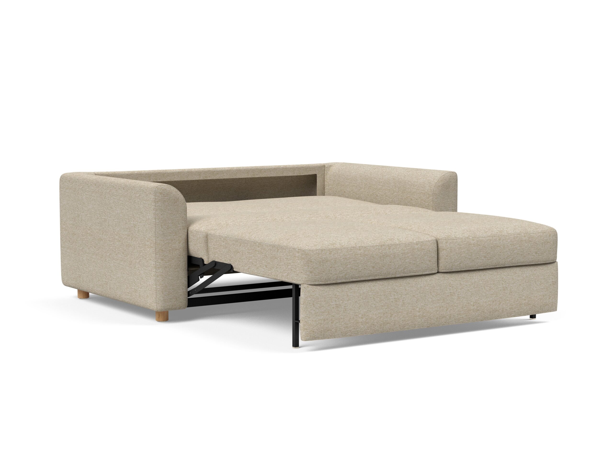 Neah Full Size Sofa Bed With Curved Arms - Halifax Antique
