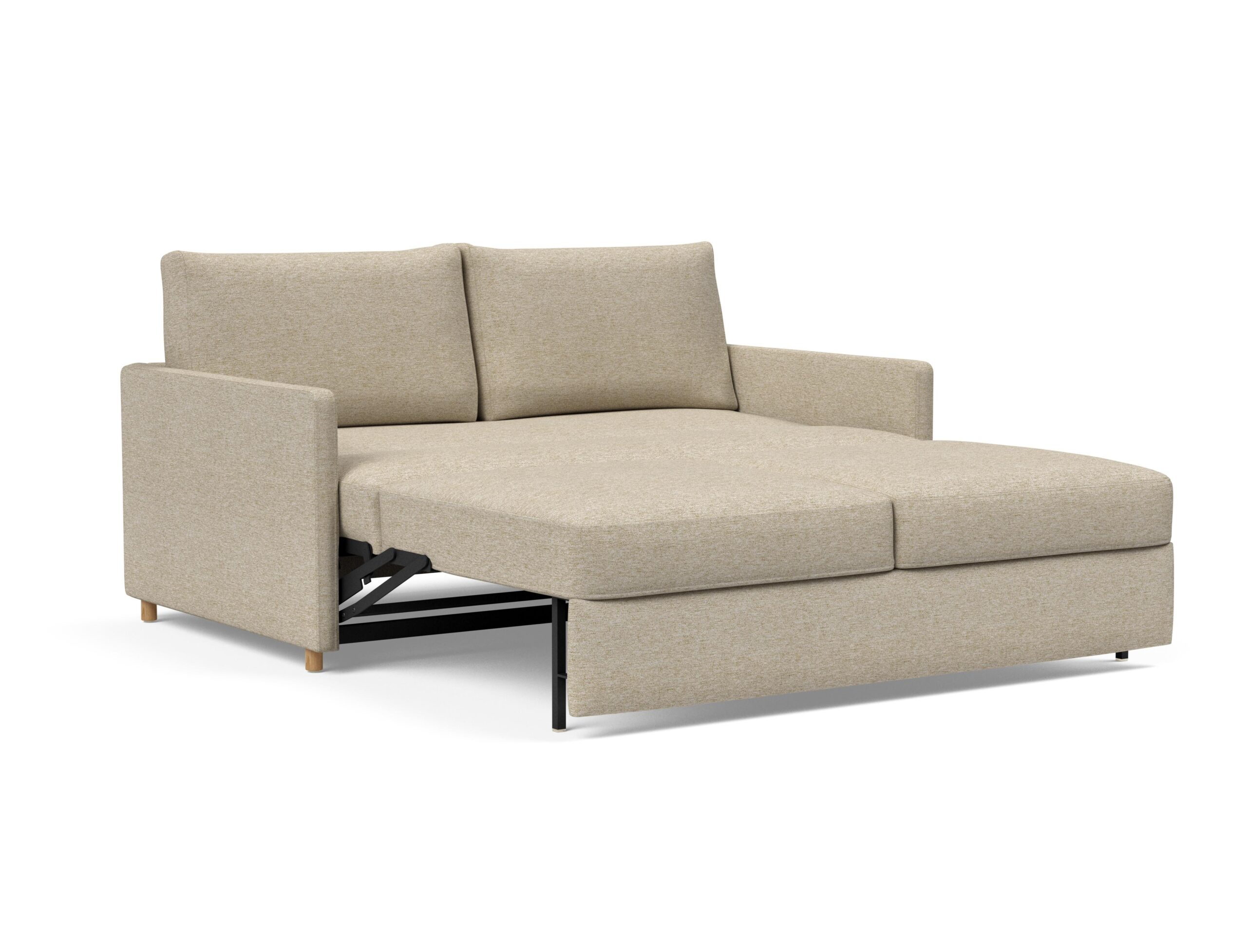 Neah Queen Size Sofa Bed With Slim Arms - Halifax Antique