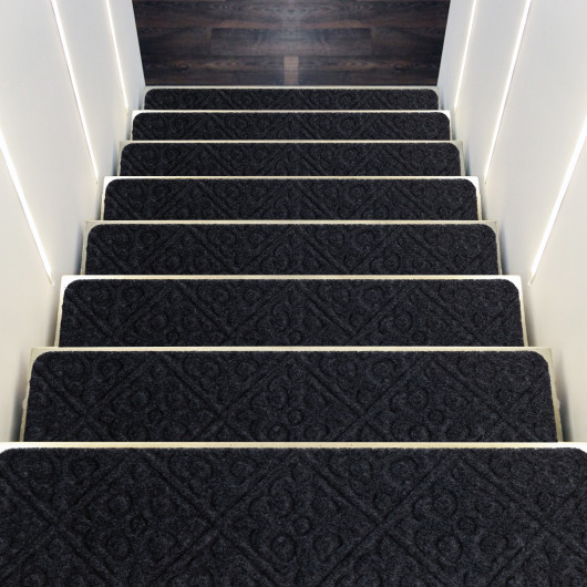 Non-Slip Indoor Stair Carpet Mats for Wooden Steps (Set of 15) - Image 10