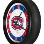 Montreal Canadiens 14-Inch Indoor/Outdoor LED Wall Clock in Black