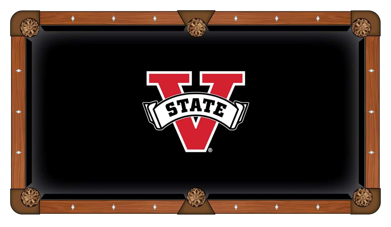 Valdosta State University Pool Table with Chardonnay Finish and Claw Leg