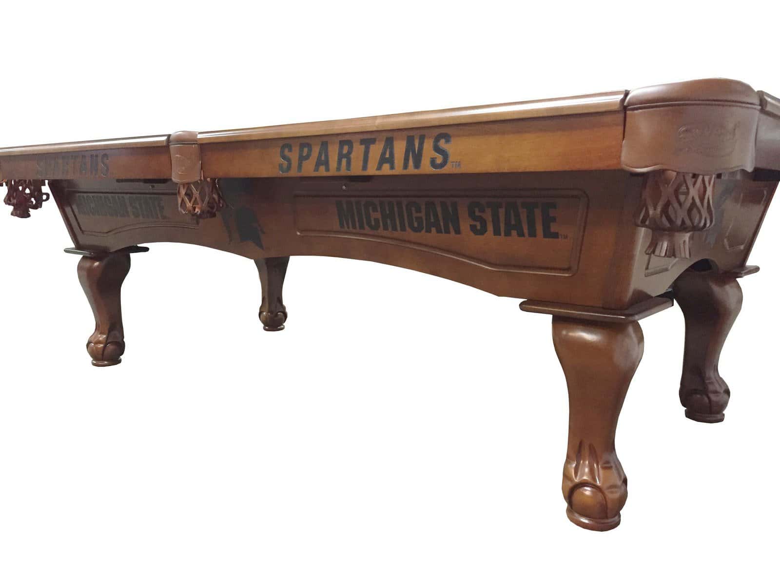 University of Alabama - Birmingham Pool Table with Navajo Finish and Tapered Leg - Image 6