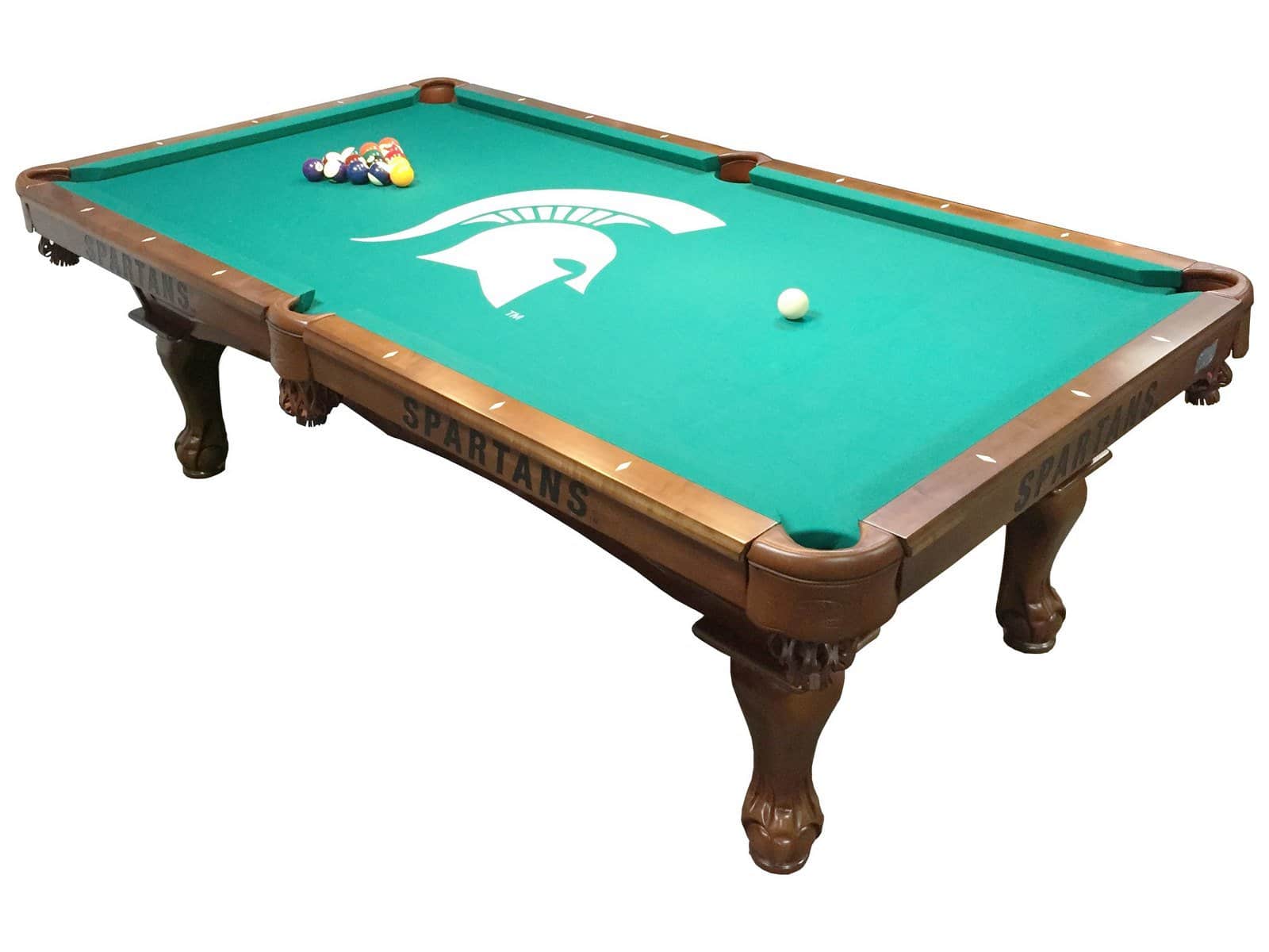 University of Alabama - Birmingham Pool Table with Navajo Finish and Tapered Leg - Image 7