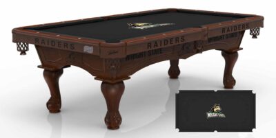 Wright State University Pool Table with Navajo Finish and Claw Leg