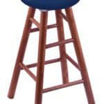 United States Navy 36" Swivel Oak Extra Tall Bar Stool in Medium Finish