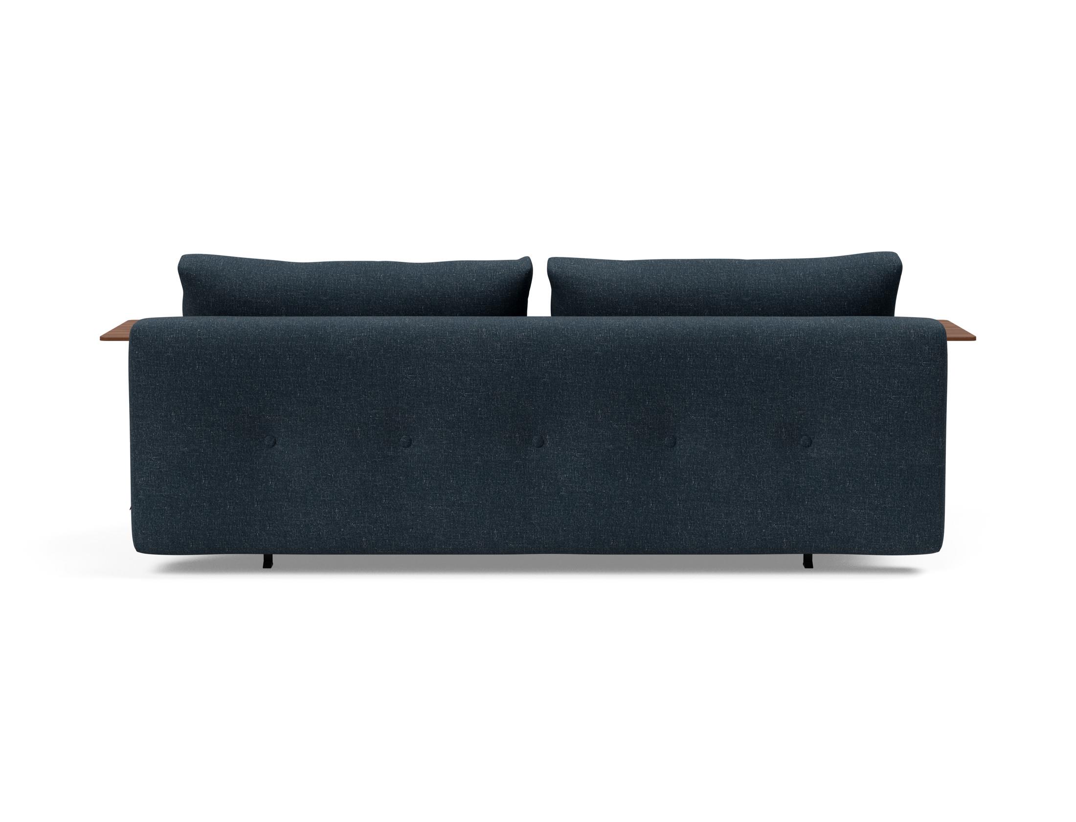Recast Sofa Bed Dark Styletto With Arms - Nist Blue