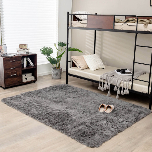 Soft 5 x 7 Feet Rectangular Shag Area Rug for Living Room - Image 2