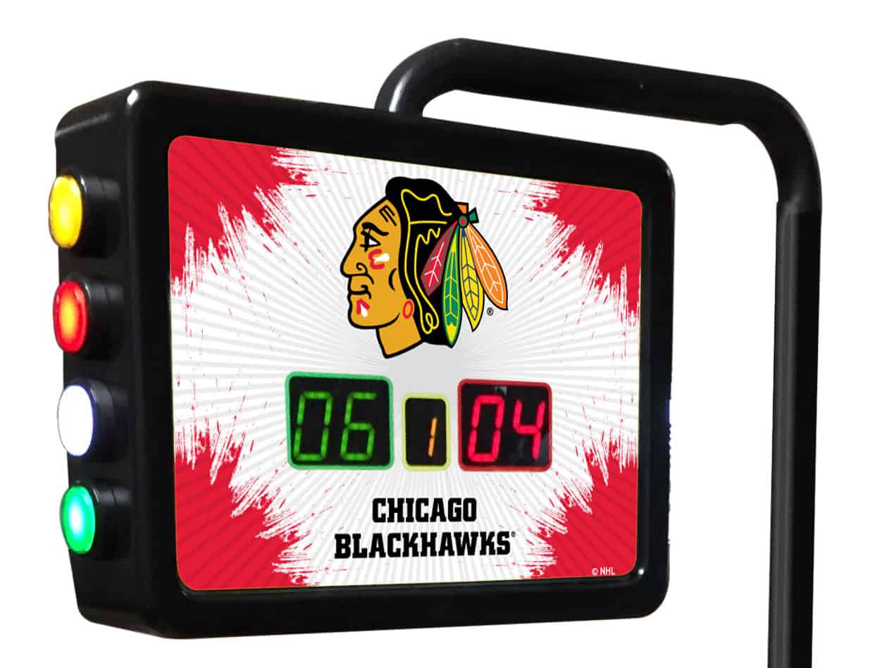 Chicago Blackhawks Shuffleboard Electronic Scoring Unit