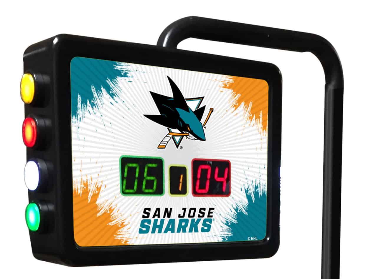 San Jose Sharks Shuffleboard Electronic Scoring Unit