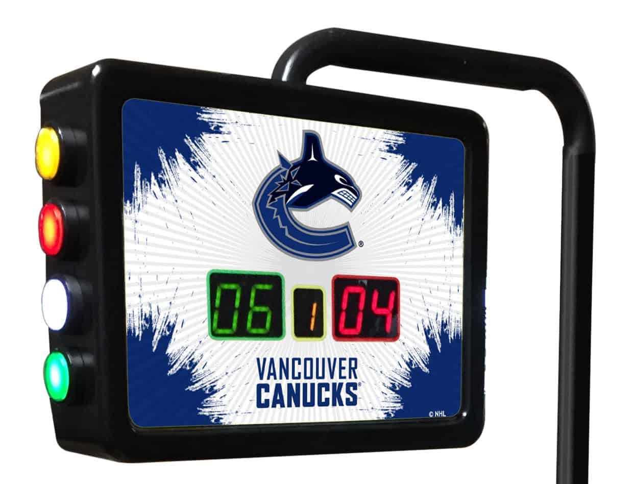 Vancouver Canucks Shuffleboard Electronic Scoring Unit