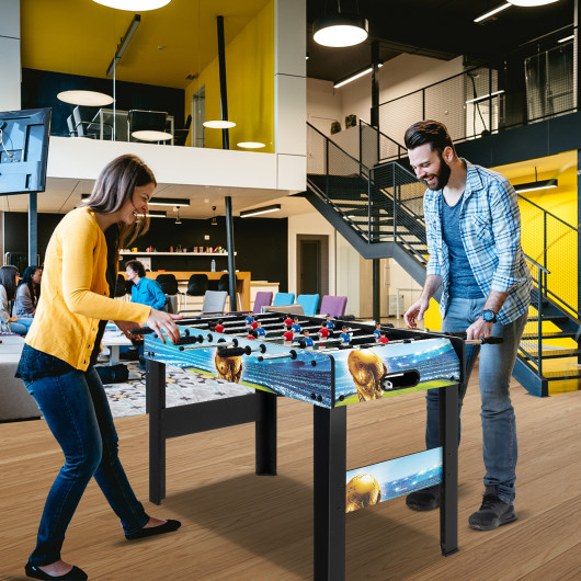 Mini Foosball Table with Removable Legs and Scorekeeper