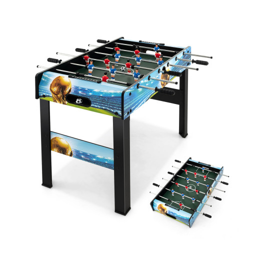 Mini Foosball Table with Removable Legs and Scorekeeper