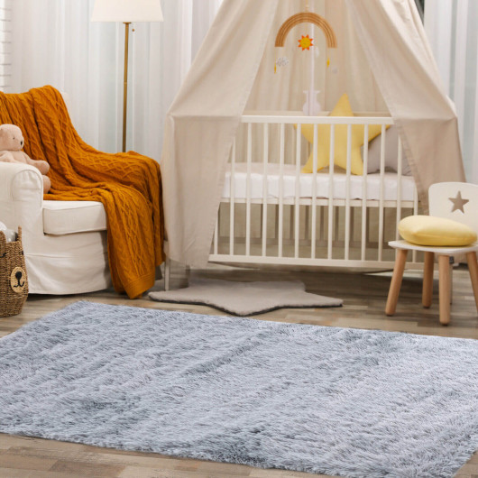 Soft 5 x 7 Feet Rectangular Shag Area Rug for Living Room - Image 14