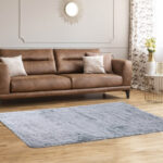 Soft 5 x 7 Feet Rectangular Shag Area Rug for Living Room