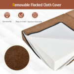 Tri Fold Convertible Chair Sofa Bed with Removable Cover