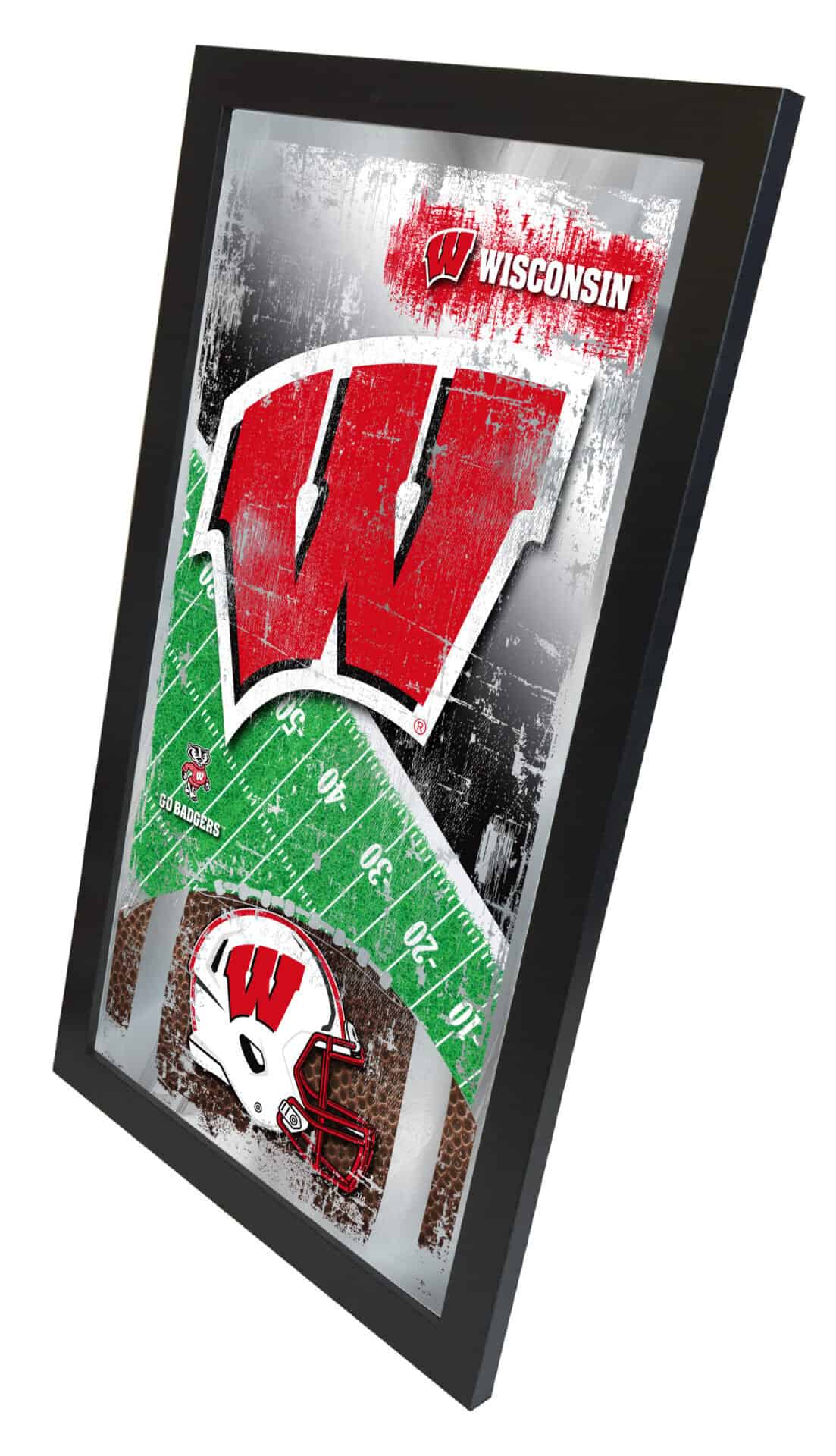 University of Wisconsin 15x26 Football Wall Mirror - Image 2