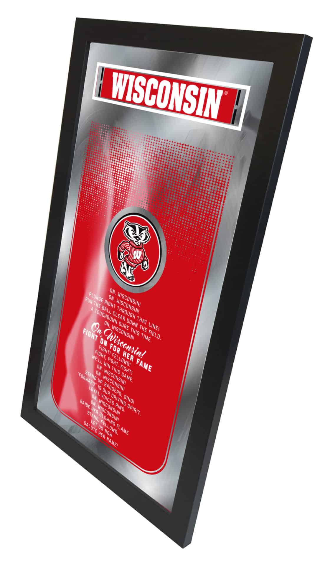 University of Wisconsin 26x15 Fight Song Wall Mirror - Image 2