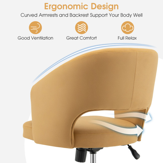 Ergonomic Swivel Office Chair with Adjustable Height and Tilt