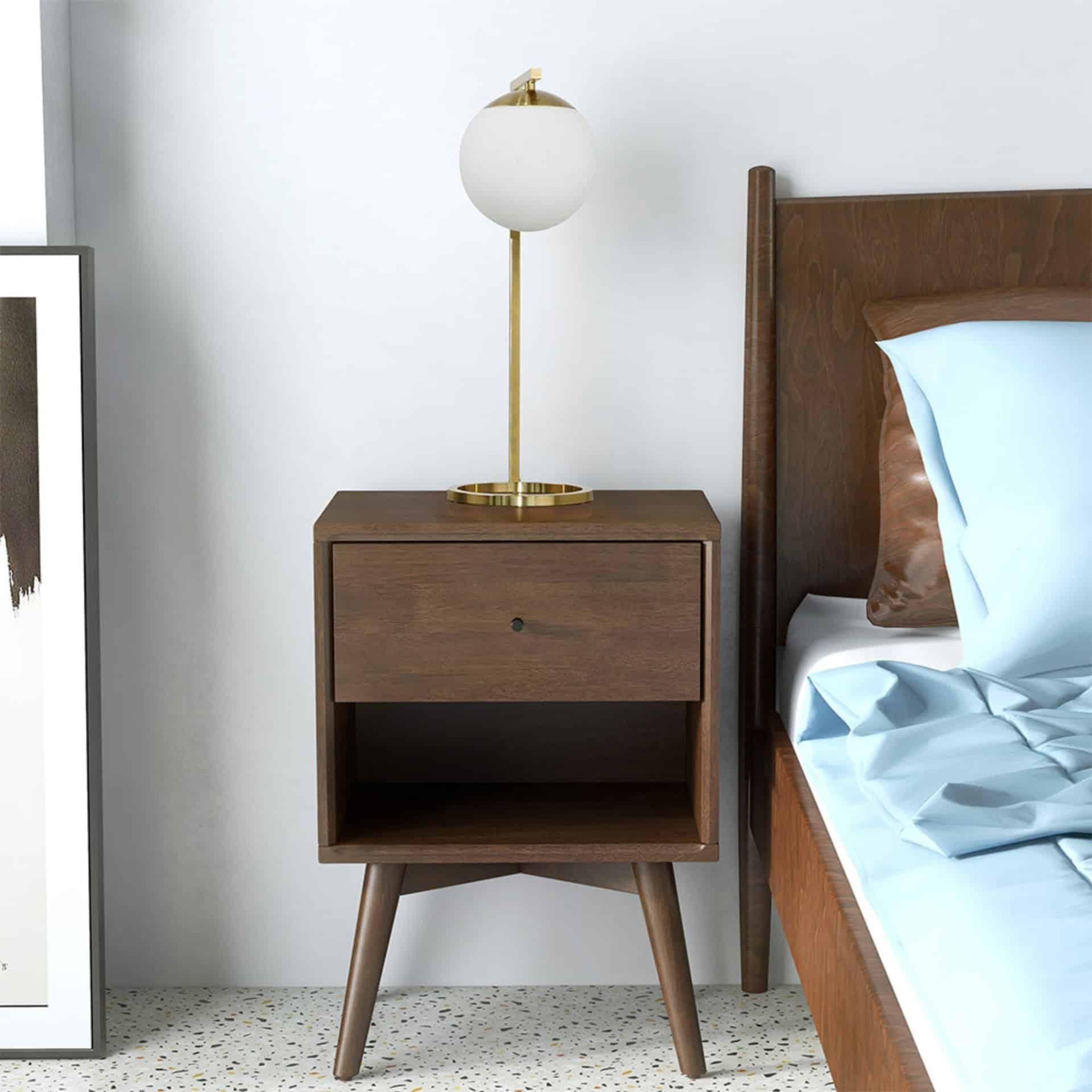 Gold Brass Metal and Glass Table Lamp with Dimmer Switch