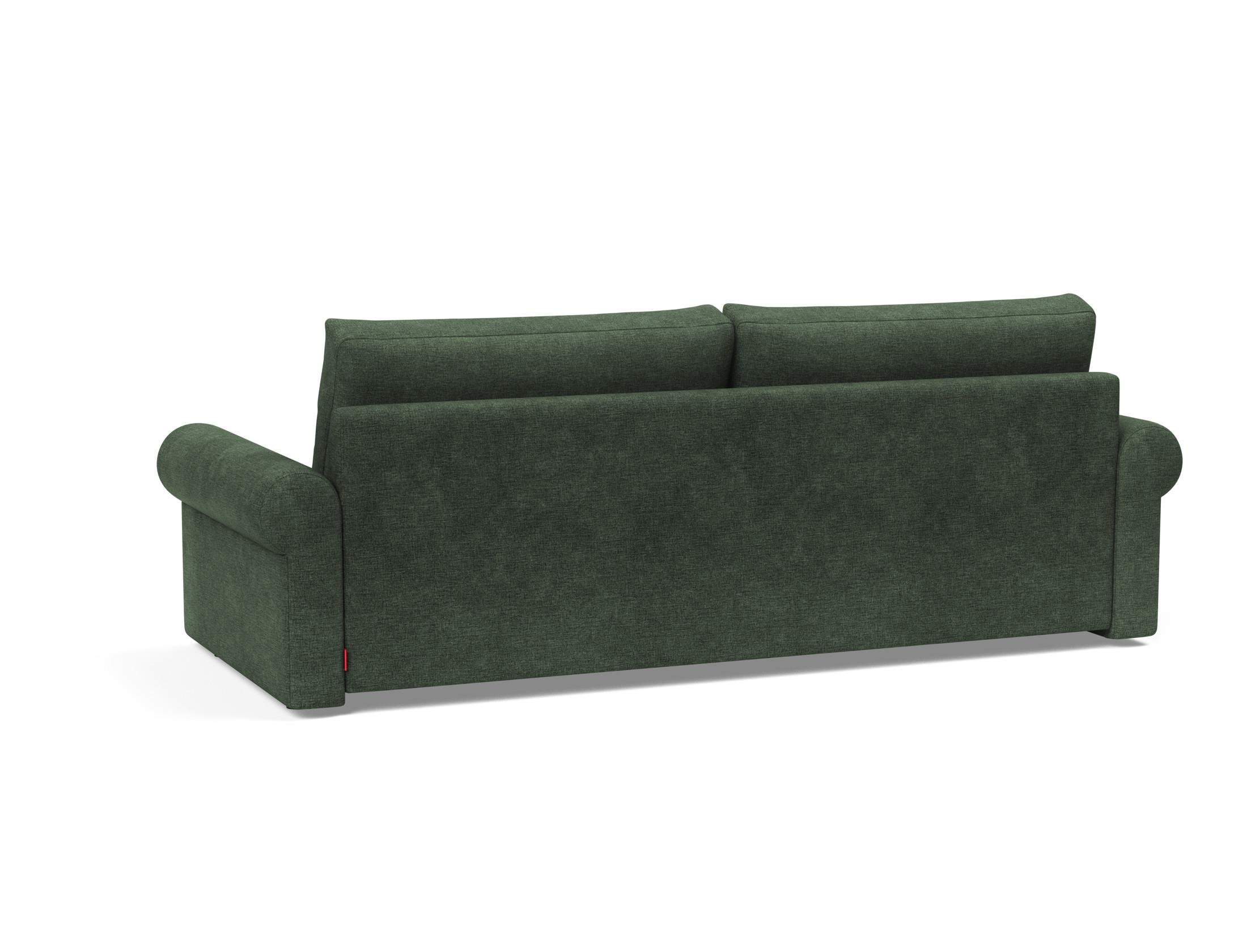 Vilander Sofa Bed With Roll Arms - Avella Pine Green