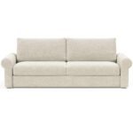 Vilander Sofa Bed With Roll Arms - Taura Off White