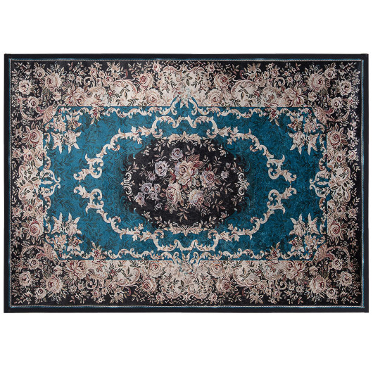 Vintage Non-Slip Area Rug with Durable, Soft Polyester Surface - Image 11