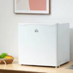 Compact 1.1 Cu. Ft Upright Mini Freezer with Reversible Door