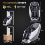 Zero Gravity SL Track Massage Chair with Heat and Airbags