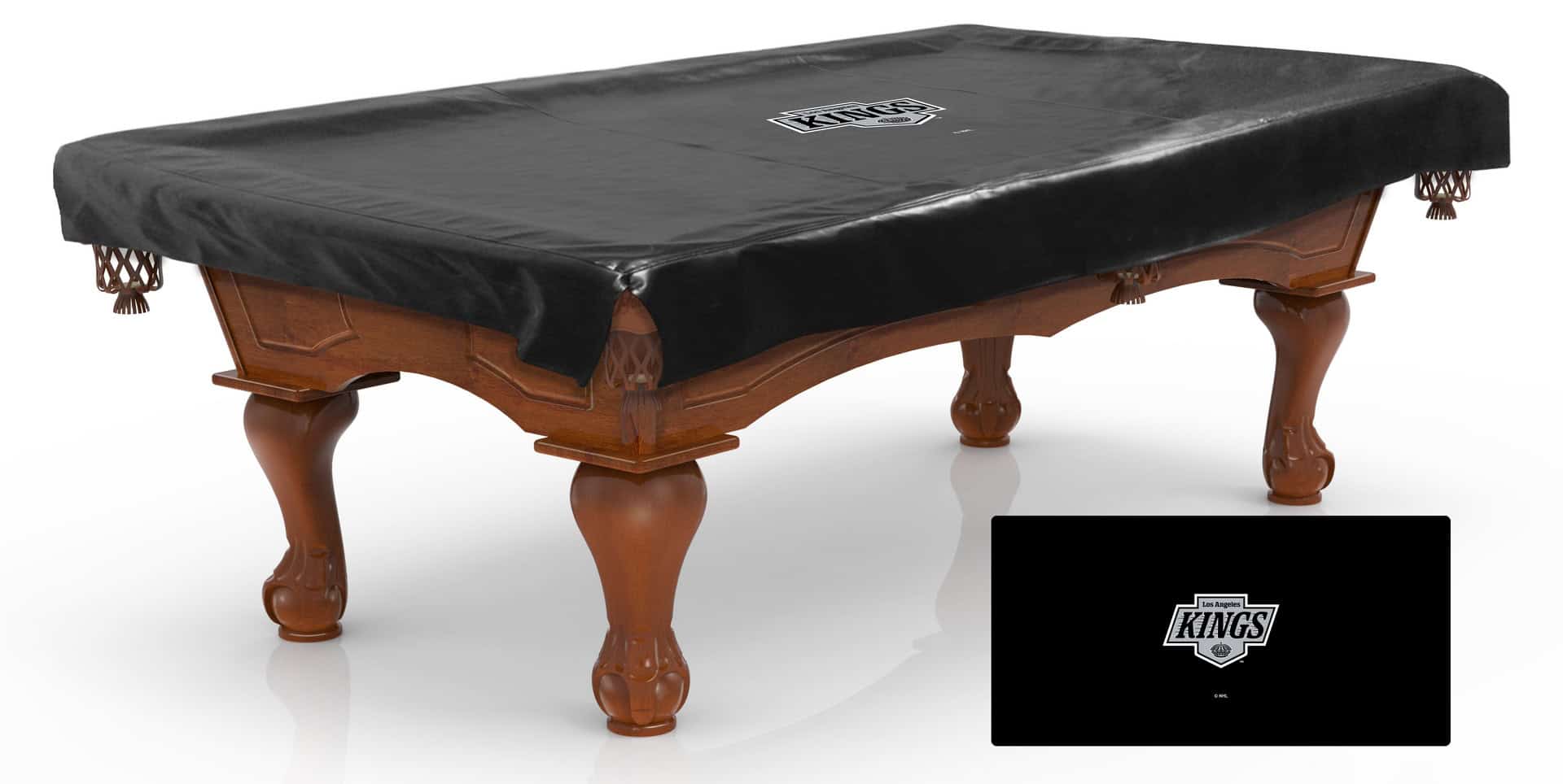 Los Angeles Kings 8-Foot Logo Pool Table Cover