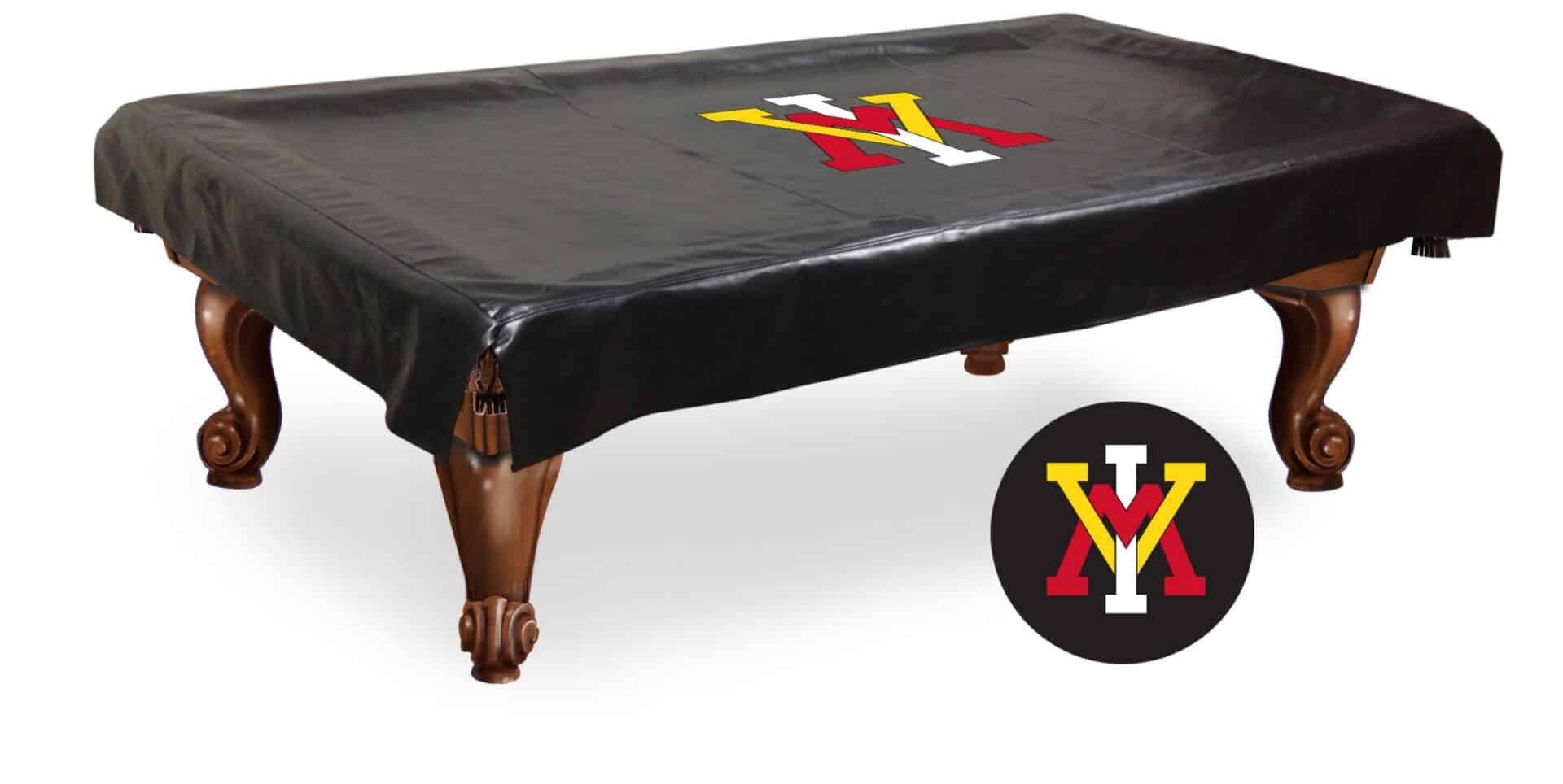 Virginia Military Institute 7-Foot Logo Pool Table Cover