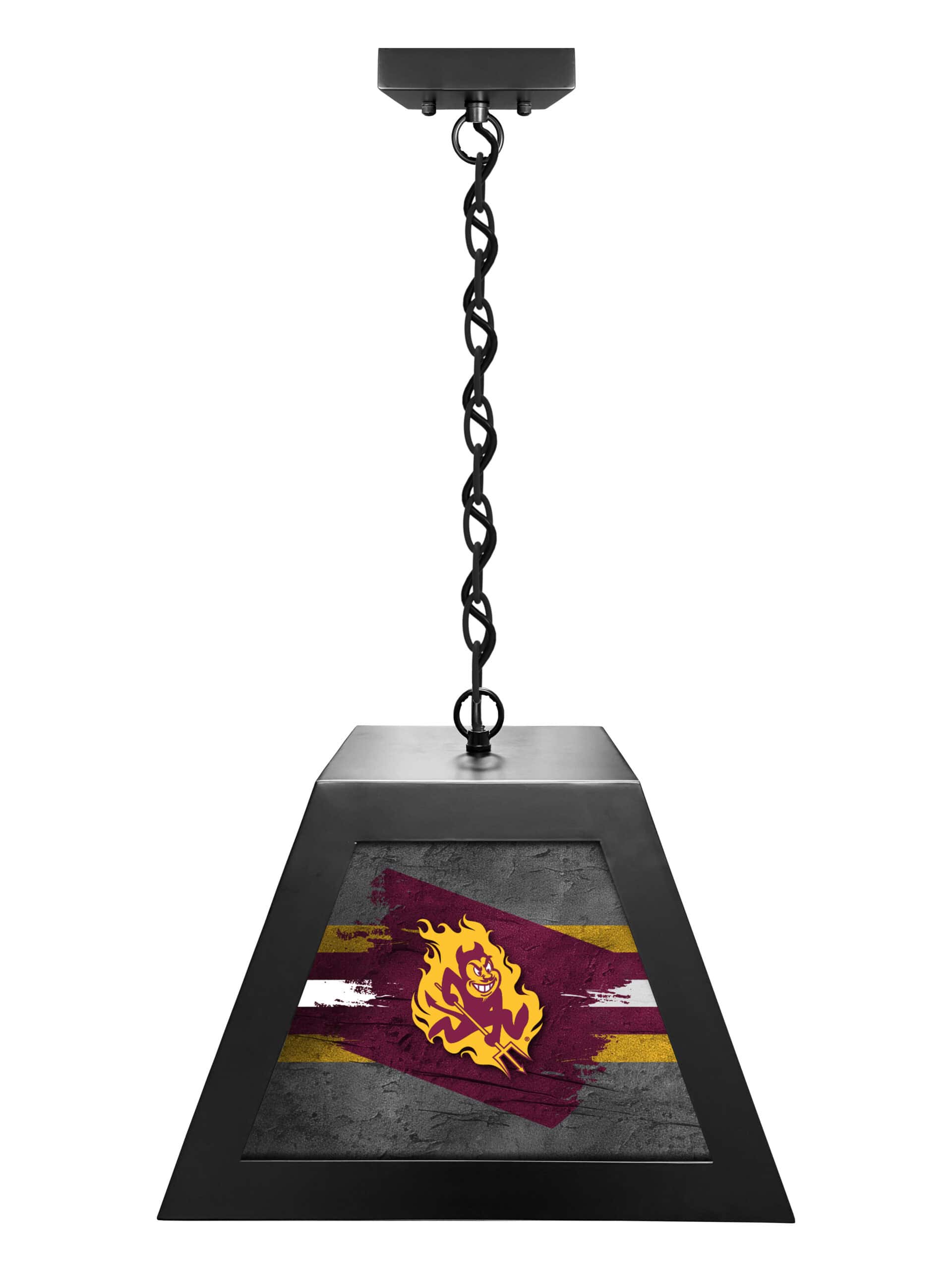 arizona state university (sparky) pendant box light