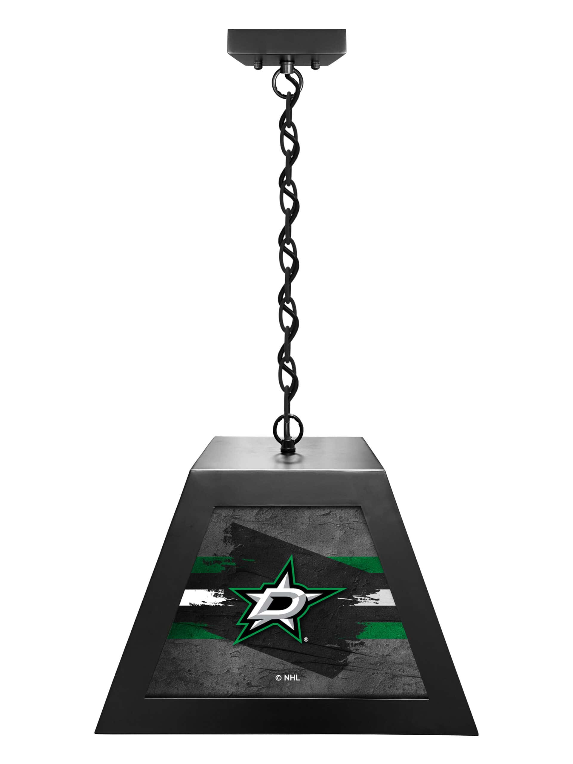 dallas stars pendant box light