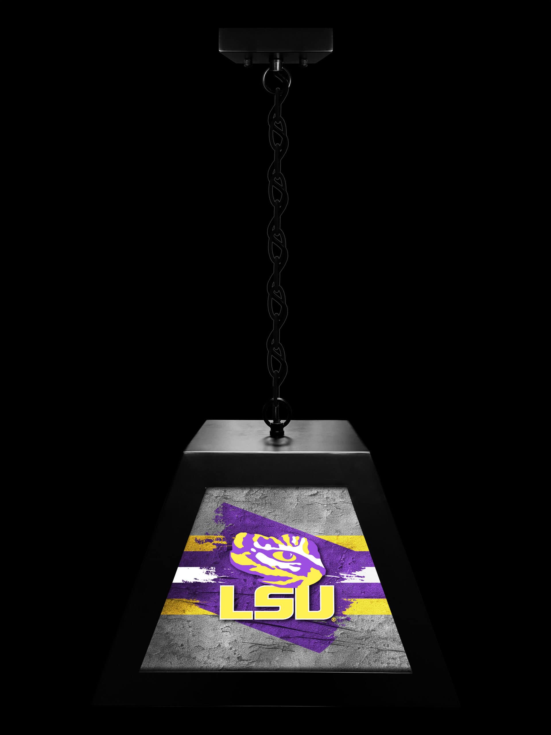louisiana state university pendant box light