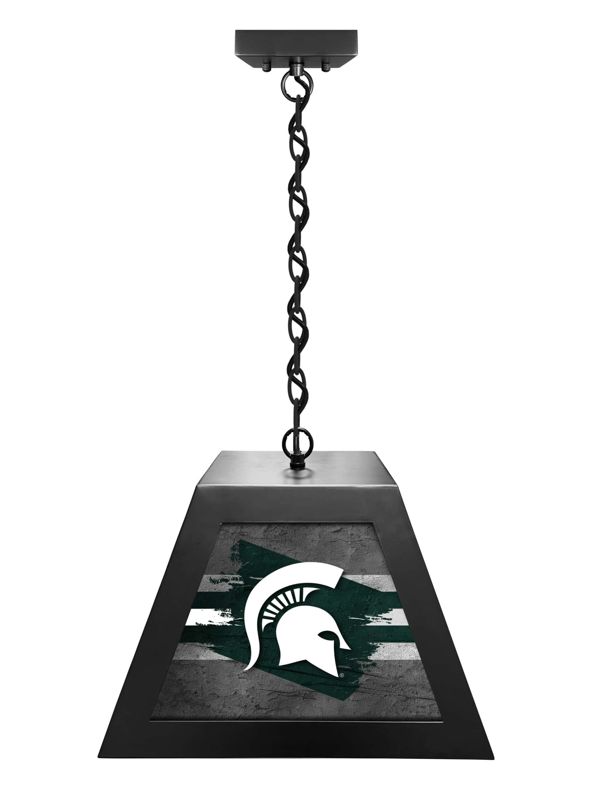 michigan state university pendant box light
