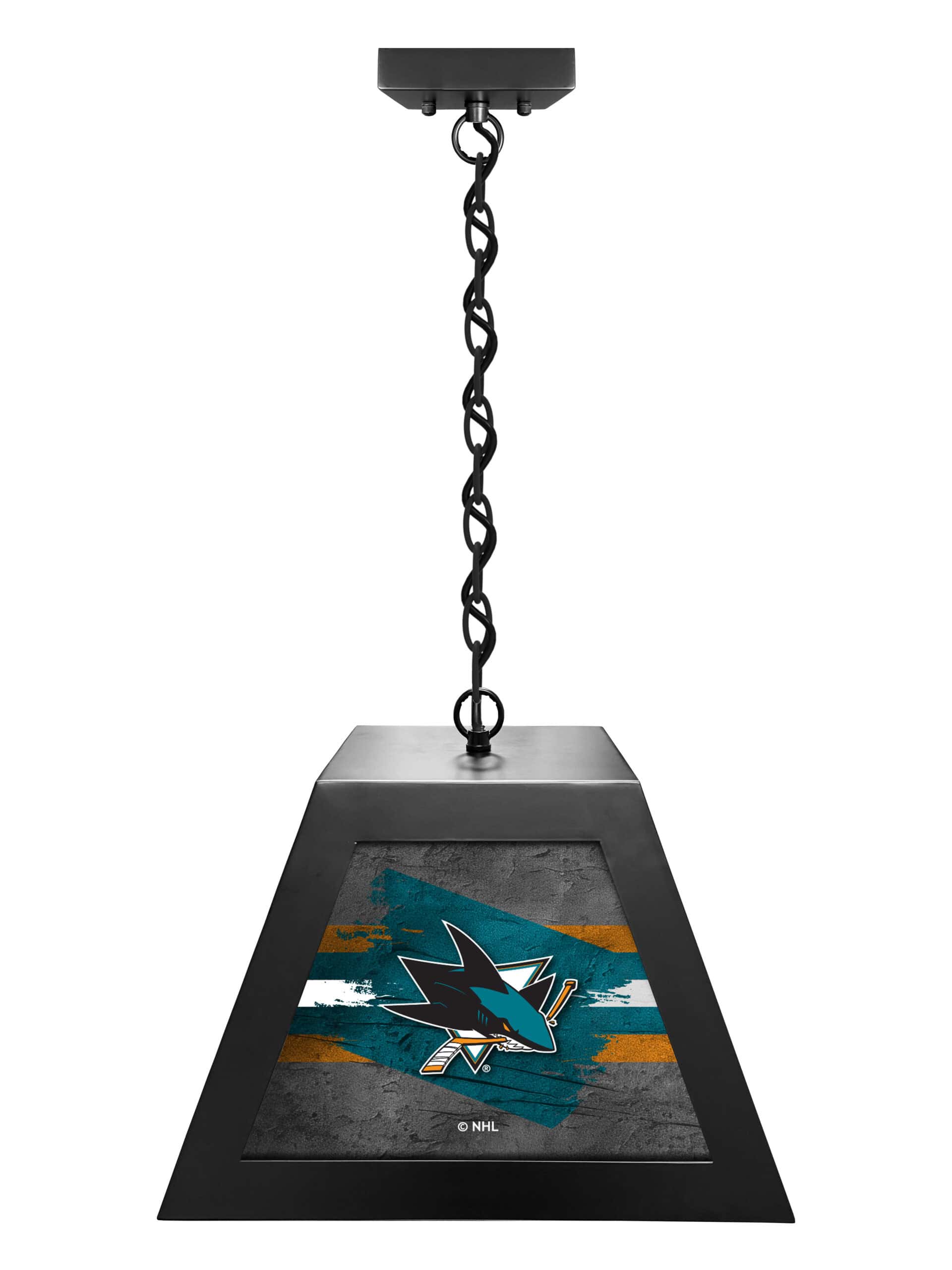 san jose sharks pendant box light