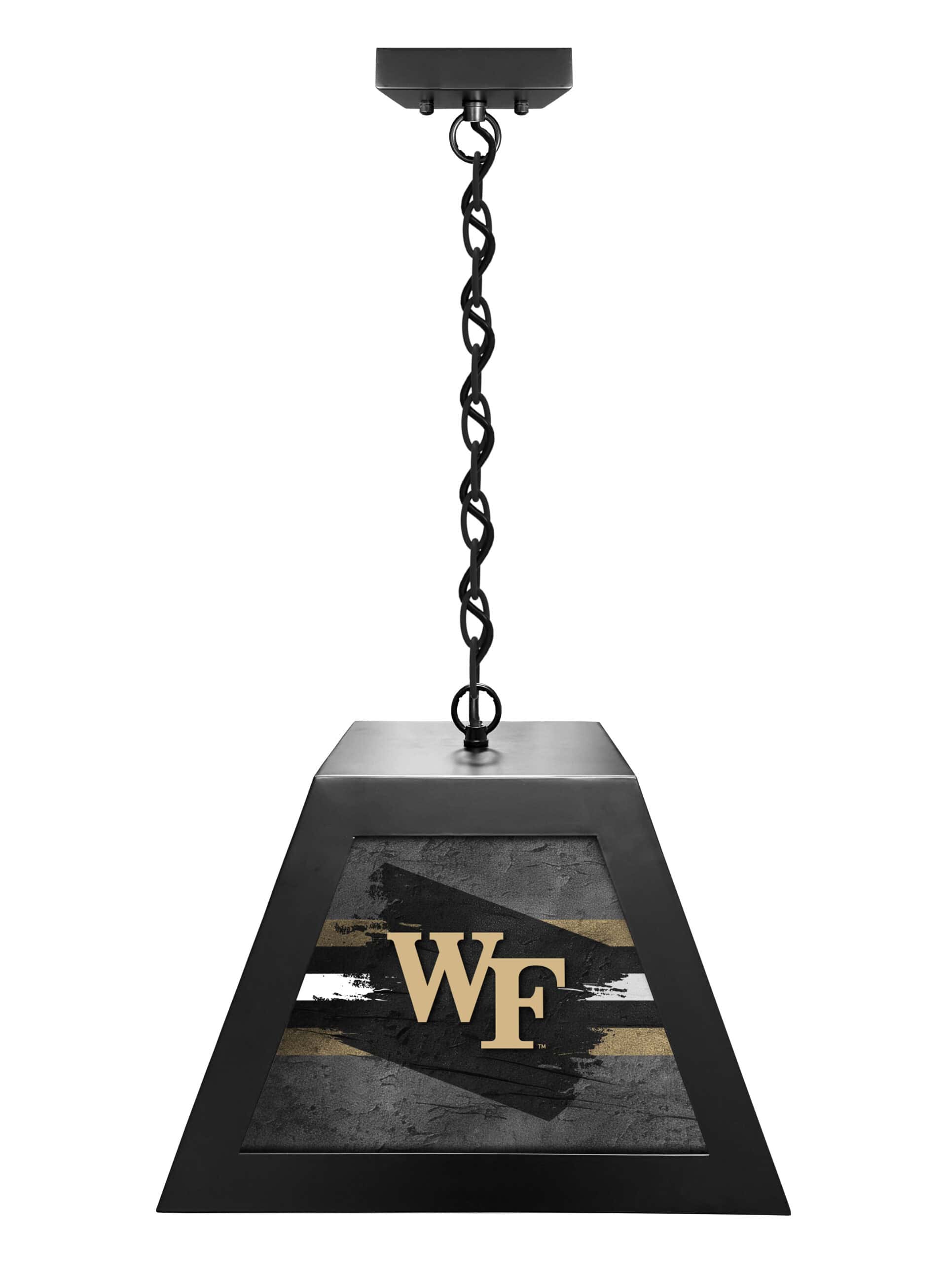 wake forest university pendant box light