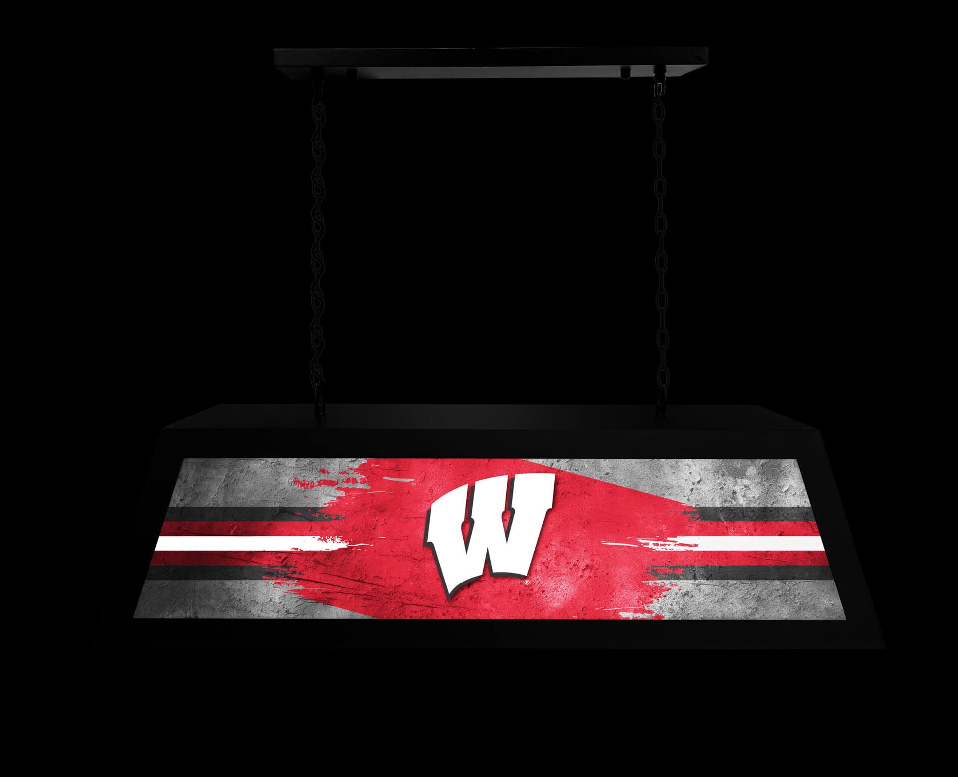 university of wisconsin long box billiard light