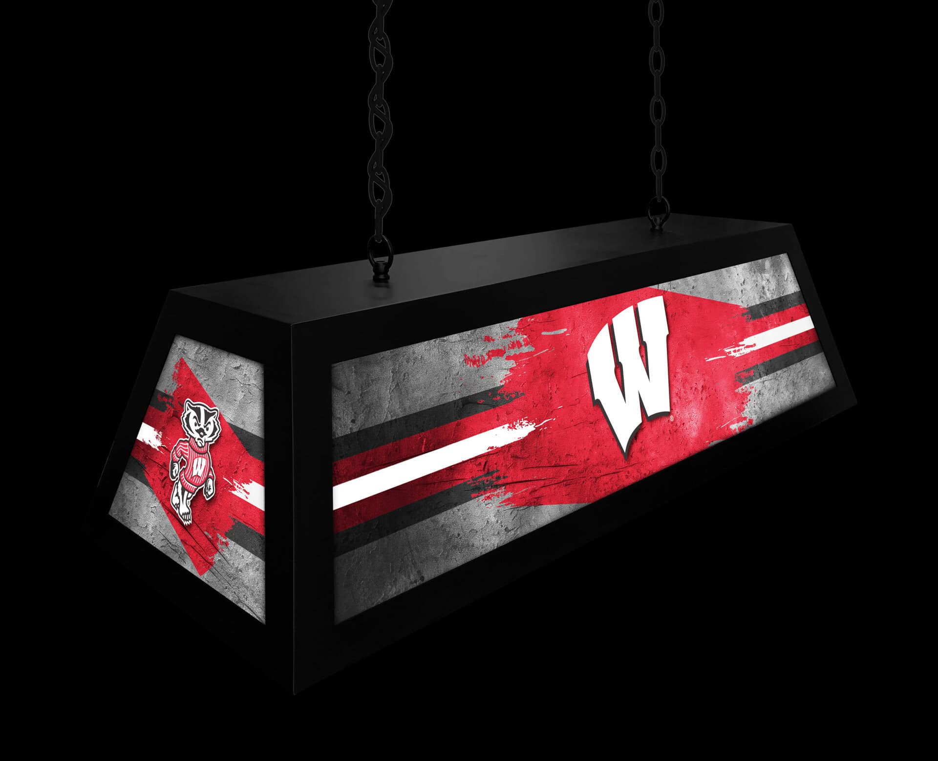 university of wisconsin long box billiard light