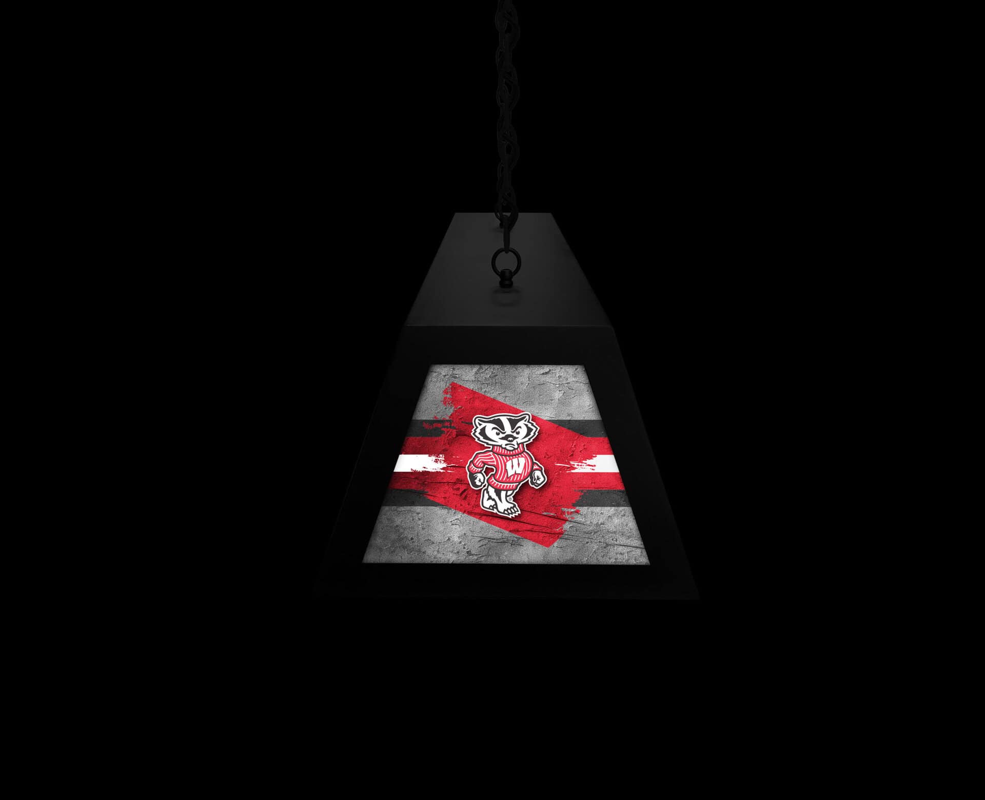 university of wisconsin long box billiard light