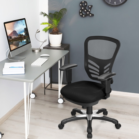 Ergonomic Mesh Office Chair with Adjustable Height and Armrests